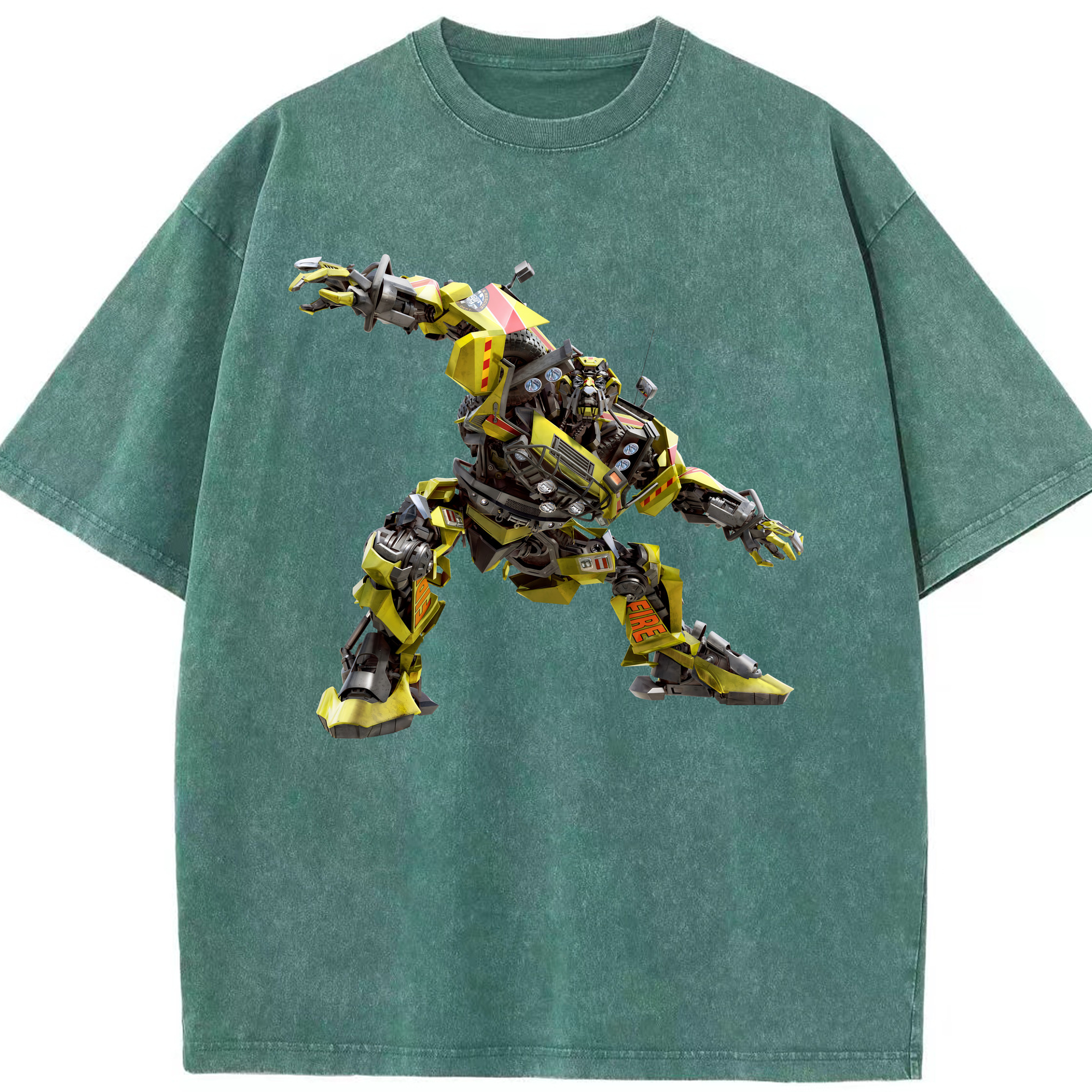（画像用） Transformers トランスフォーマー 綿100% ヴィンテージ風 半袖Tシャツ（フロントプリント）